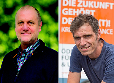 ÖDP-Ratsherr Franz Pohlmann und Kreisvorsitzender Thomas Witte