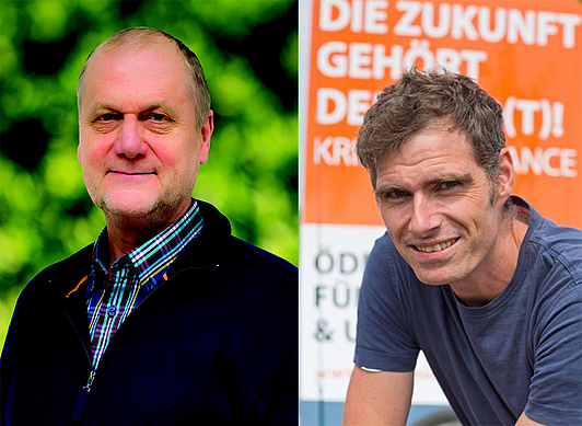 ÖDP-Ratsherr Franz Pohlmann und Kreisvorsitzender Thomas Witte